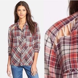 Free People Flannel/Button down
